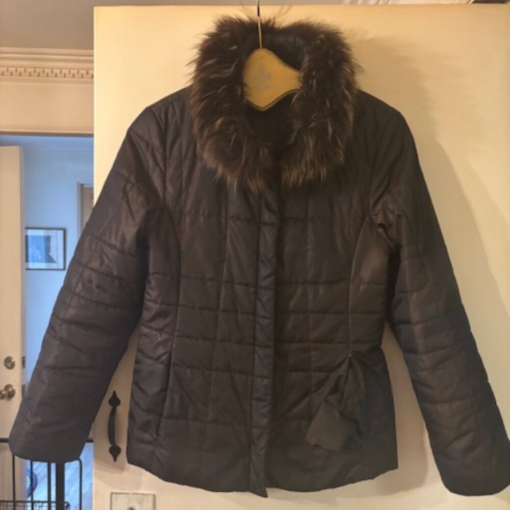 Great Puffer with Real Fur